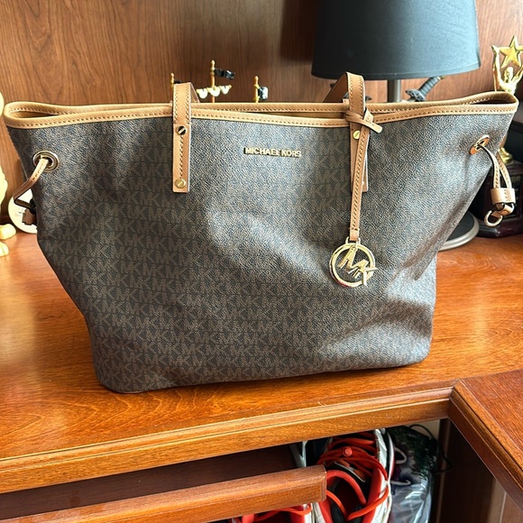 MICHAEL Michael Kors Brown and Tan Tote - Picture 1 of 4